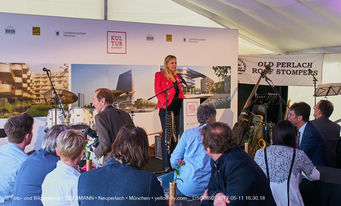 11. Mai 2017 - Grundsteinlegung für die LOGE und dem Kulturquadrat in Neuperlach